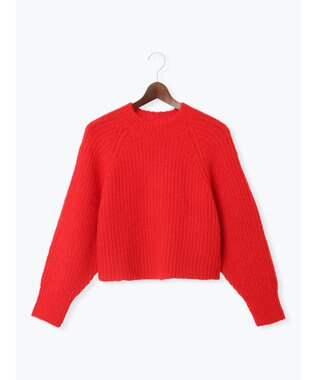 Te chichi 【R by Te chichi】畦編みショートニット《2025winter catalog item》 レッド