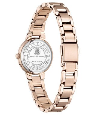 CITIZEN 【xC】エコ・ドライブ電波時計 ES9435-51A 手元を美しく彩るサクラカラー 日付・秒針あり サクラ色