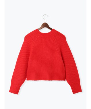 Te chichi 【R by Te chichi】畦編みショートニット《2025winter catalog item》 レッド