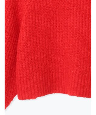 Te chichi 【R by Te chichi】畦編みショートニット《2025winter catalog item》 レッド