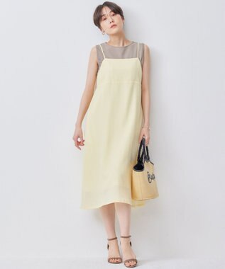 組曲 【WEB限定カラーあり】ニットタンクトップ トープ系