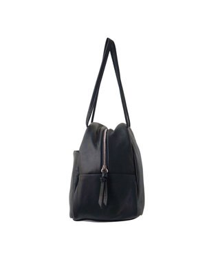 FOLNA RD ソフトレザーボストンバッグ M-SIZE ブラック