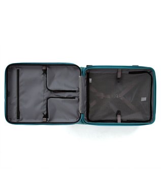 ACE BAGS & LUGGAGE ace. サルートン フロントオープンスーツケース 機内持ち込み Sサイズ 34～40L 05361 ブルーグリーン