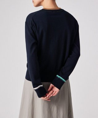 Paul Smith アクセントカラー クルーネックニット ネイビー