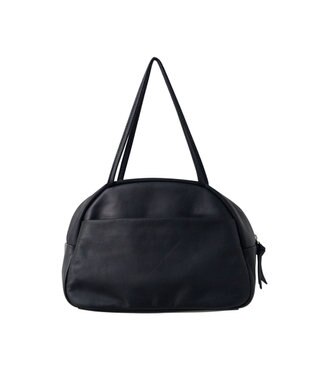 FOLNA RD ソフトレザーボストンバッグ M-SIZE ブラック