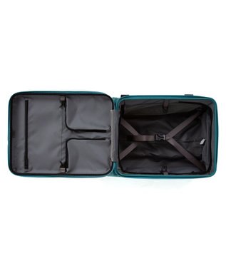 ACE BAGS & LUGGAGE ace. サルートン フロントオープンスーツケース 機内持ち込み Sサイズ 34～40L 05361 ブルーグリーン
