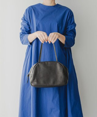 FOLNA RD ソフトレザーボストンバッグ M-SIZE ブラック