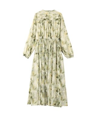 YECCA VECCA ぼかしフラワー柄ワンピース Yellow