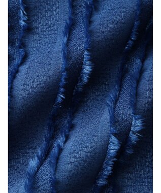 Green Parks フェザージャガードキャミワンピース Blue