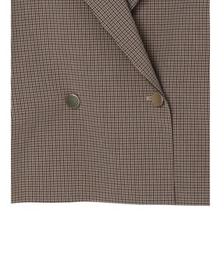 earth music&ecology ショートテーラードジャケット Check