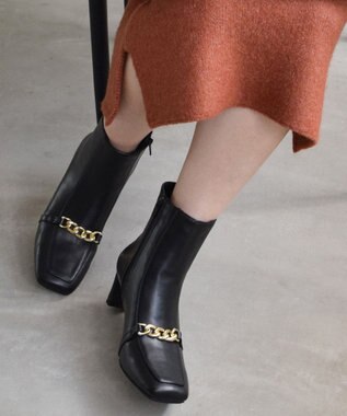  【Bridget Birkin】アクセサリーチェーンショートブーツ
