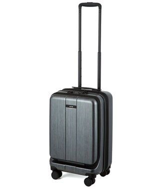 ACE BAGS & LUGGAGE ACE フォールズ スーツケース ２~３泊目安 フロントポケット・キャスターストッパー機能付き 06905 エース ガンメタリックヘアライン