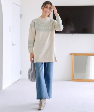 Tiaclasse ヤクタッチ求心JQチュニック オフホワイト