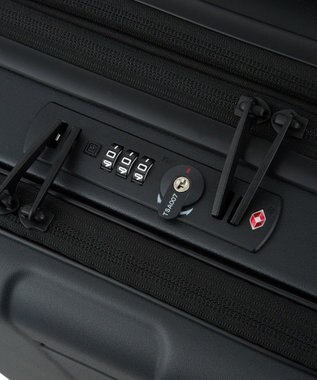 ACE BAGS & LUGGAGE ACE フォールズ スーツケース ２~３泊目安 フロントポケット・キャスターストッパー機能付き 06905 エース マットブラック