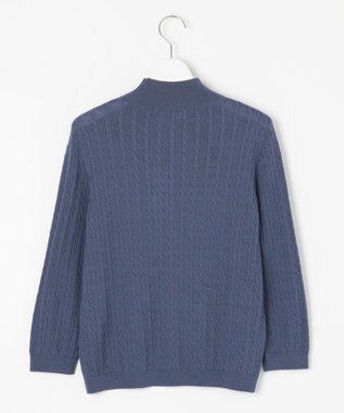 J.PRESS LADIES 【洗える】KNIT BASIC ニット ダルブルー系