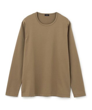 JOSEPH HOMME SUVIN SOFT JERSEY CREW NECK キャメル系