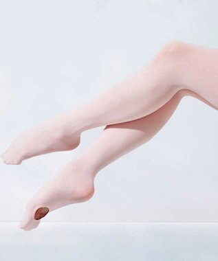 Chacott クールタイツ（穴あき）キシリトール加工 ロイヤルピンク