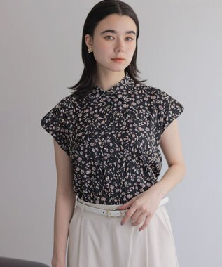 組曲 S ギャザーライトデシン ブラウス