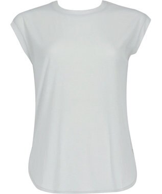 CW-X 【WOMEN】 CW-X Ｔシャツ 梨地素材 薄手 シアー感 スポーツウェア ノースリーブ レディース DLY123 /ワコール グレー