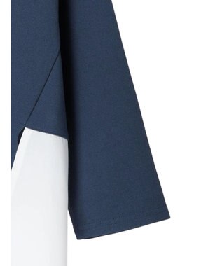 CRAFT STANDARD BOUTIQUE 布帛切替デザインプルオーバー Navy