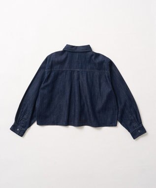 AMERICAN HOLIC Ｗポケットデニムショートシャツ One Wash