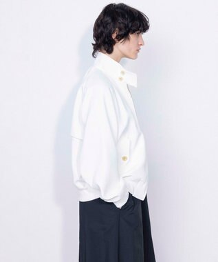 NAVE 【ReNAVE・セットアップ可/洗える/撥水加工】ホロウツイル ブルゾン ホワイト系