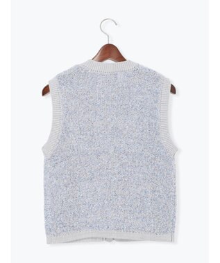 Te chichi ツイードニットベスト グレー