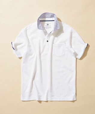 JOSEPH ABBOUD 【愛されて20年！オーガニックコットン使用】ダディ ポロシャツ ホワイト系