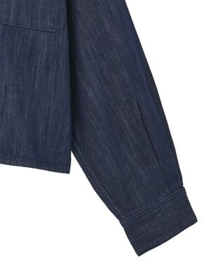 AMERICAN HOLIC Ｗポケットデニムショートシャツ One Wash