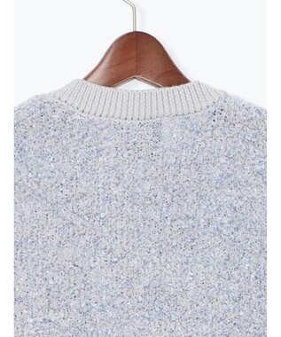 Te chichi ツイードニットベスト グレー