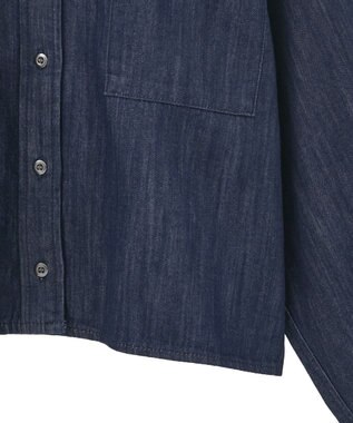 AMERICAN HOLIC Ｗポケットデニムショートシャツ One Wash