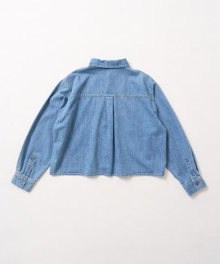 AMERICAN HOLIC Ｗポケットデニムショートシャツ Indigo