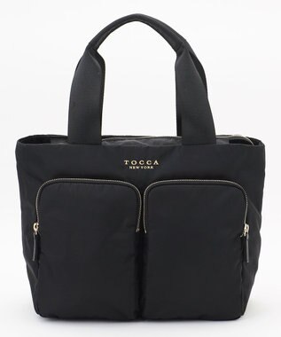 TOCCA 【WEB＆一部店舗限定・A4サイズ対応】VIA METRO NYLON BAG ナイロンバッグ ブラック系
