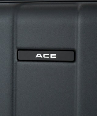 ACE BAGS & LUGGAGE ACE フォールズ スーツケース ２~３泊目安 フロントポケット・キャスターストッパー機能付き 06905 エース マットブラック