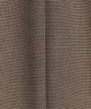 UNFILO タックワイドパンツ ハウンドトゥース