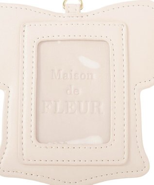 Maison de FLEUR リボンビジューパスケース Light Pink
