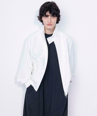 NAVE 【ReNAVE・セットアップ可/洗える/撥水加工】ホロウツイル ブルゾン ホワイト系