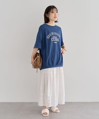 Green Parks Ｉ　裾レースティアードスカート White