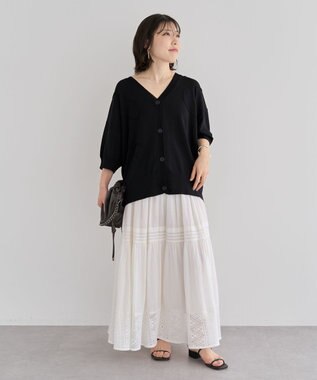 Green Parks Ｉ　裾レースティアードスカート White