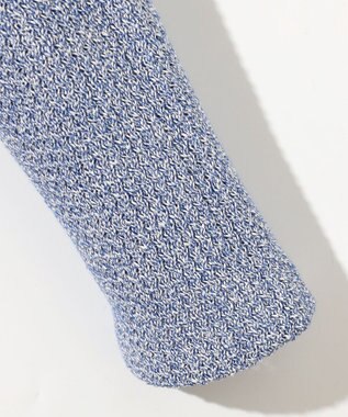 JOSEPH ABBOUD 【和紙使用エコ素材/日本素材/軽量/通気性/速乾性】和紙ムリネ ニット ジャケット ブルー系