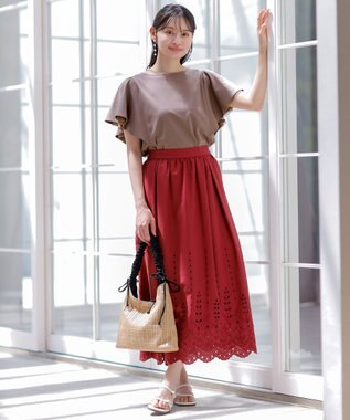 ANY SIS シャーリングサマー バッグ ベージュ