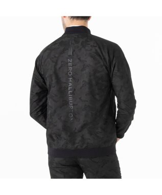 ZERO HALLIBURTON クールドッツ カモフラージュ ブルゾン ZHG-A4S10A 82822 ゴルフウェア ブラック