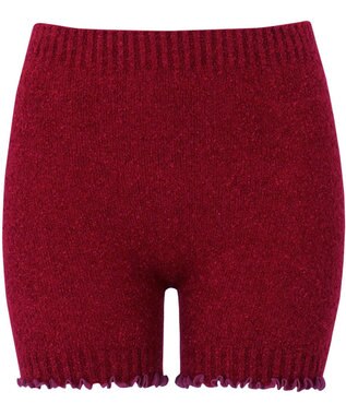 Wing あったかオーバーパンツ マシュマロ糸を使用 ここちよいフィット感 軽いはきごこち 1分丈 毛パン 秋 冬 ER0615 ウイング／ワコール