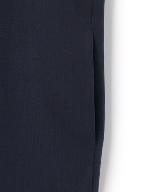 ICB 【先行予約】 ドライアセテートスラブ 8分袖ジャケット ネイビー