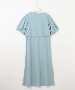 Feroux 【セットアイテム】カットレイヤード ワンピース スカイブルー系