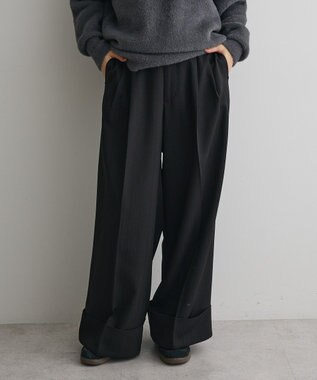 CRAFT STANDARD BOUTIQUE ロールアップパンツ Black