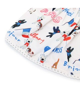 PET PARADISE リサとガスパール エコメイド 天竺 ワンピース 《パリ柄》 小型犬 パリ柄