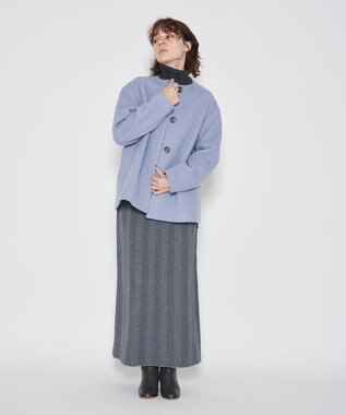 J.PRESS YORK STREET 【WOMEN】ヘリンボーンタイトスカート グレー系3