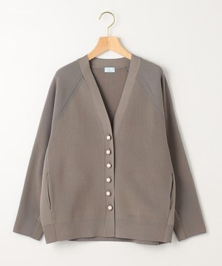 組曲 L 【人気商品が春カラーで登場！】スポンディッシュニット カーディガン ライトグレー系