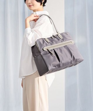 ACE BAGS & LUGGAGE ace. ラポルテム トートバッグ B4 15.6インチPC収納 26L 68524 エース グレー